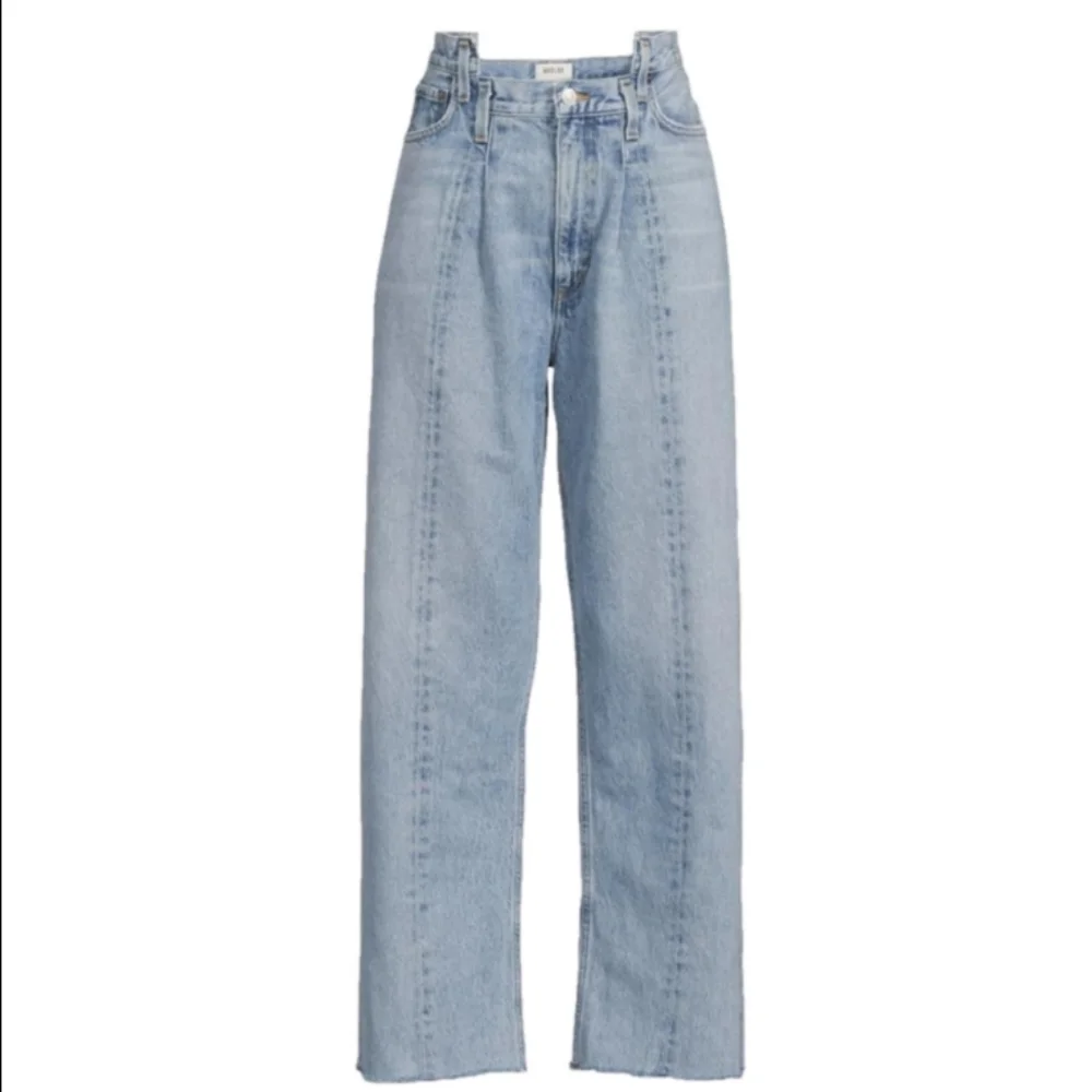 SOLD - AGOLDE PIECED ANGLED JEANS - Picture 4 of 16